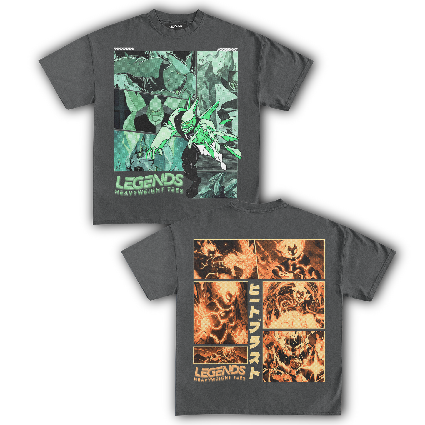 DIAMONDHEAD & HEATBLAST TEE (DOUBLE SIDED)