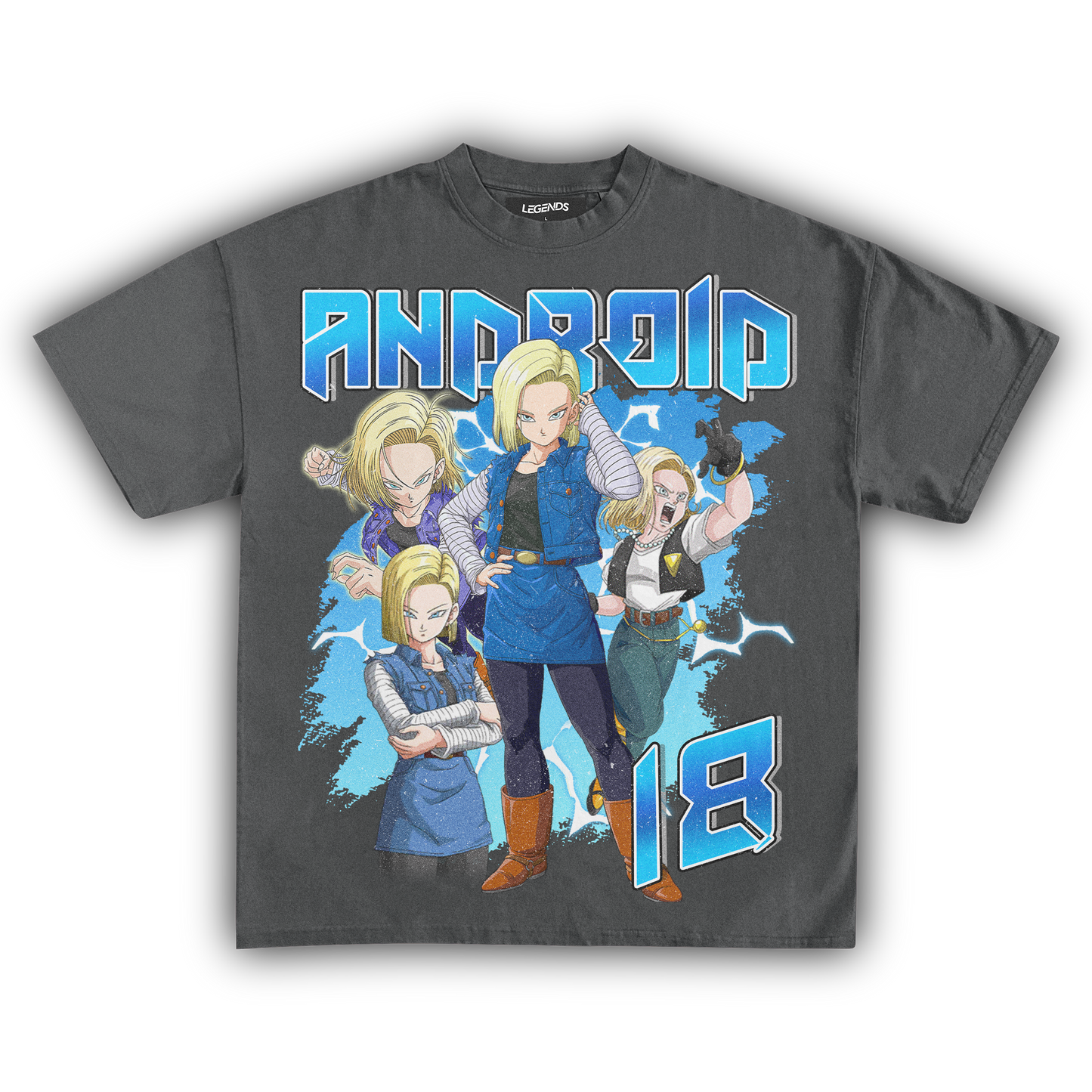 DRAGON BALL Z: ANDROID 18 VINTAGE TEE