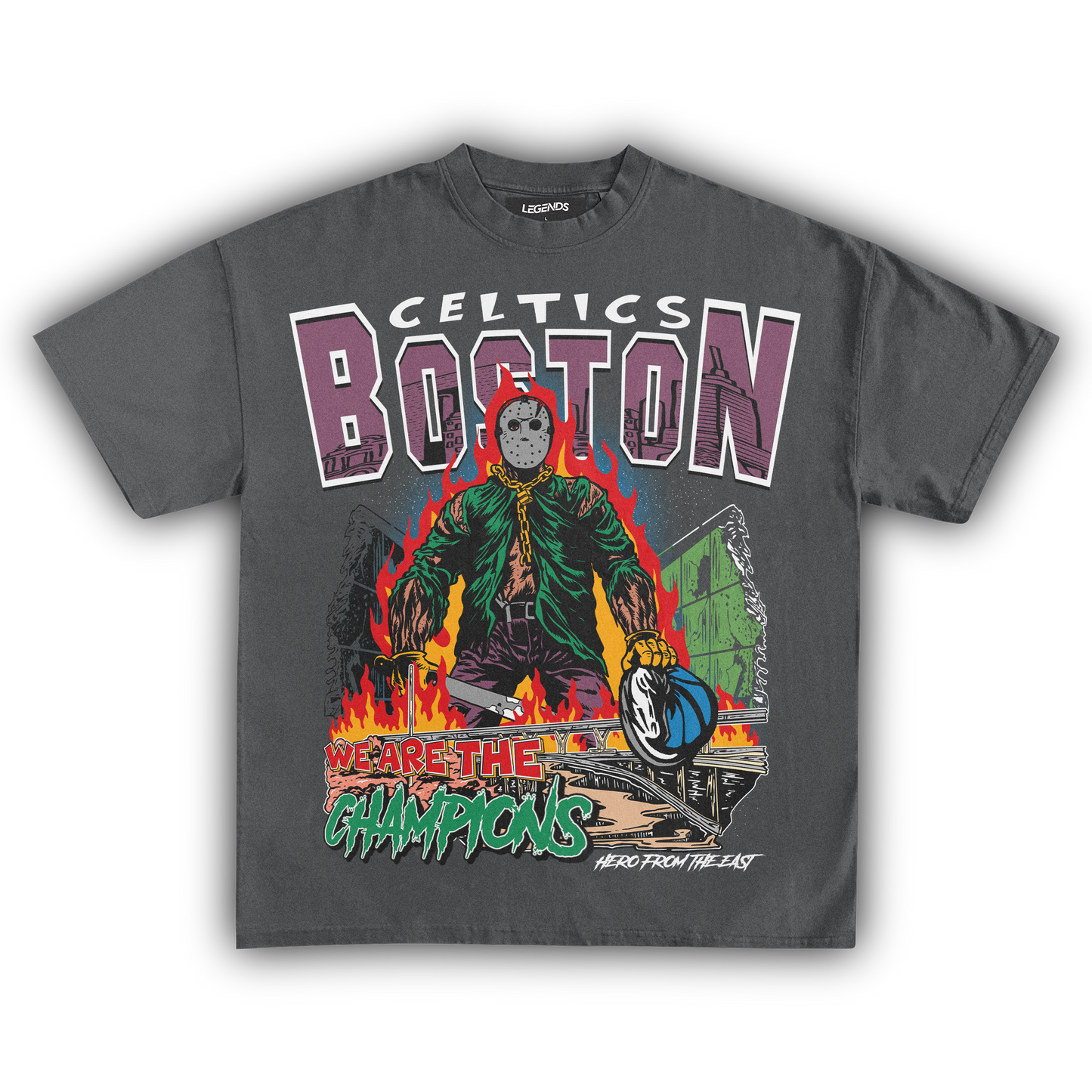 BOSTON CELTICS HELLFIRE TEE