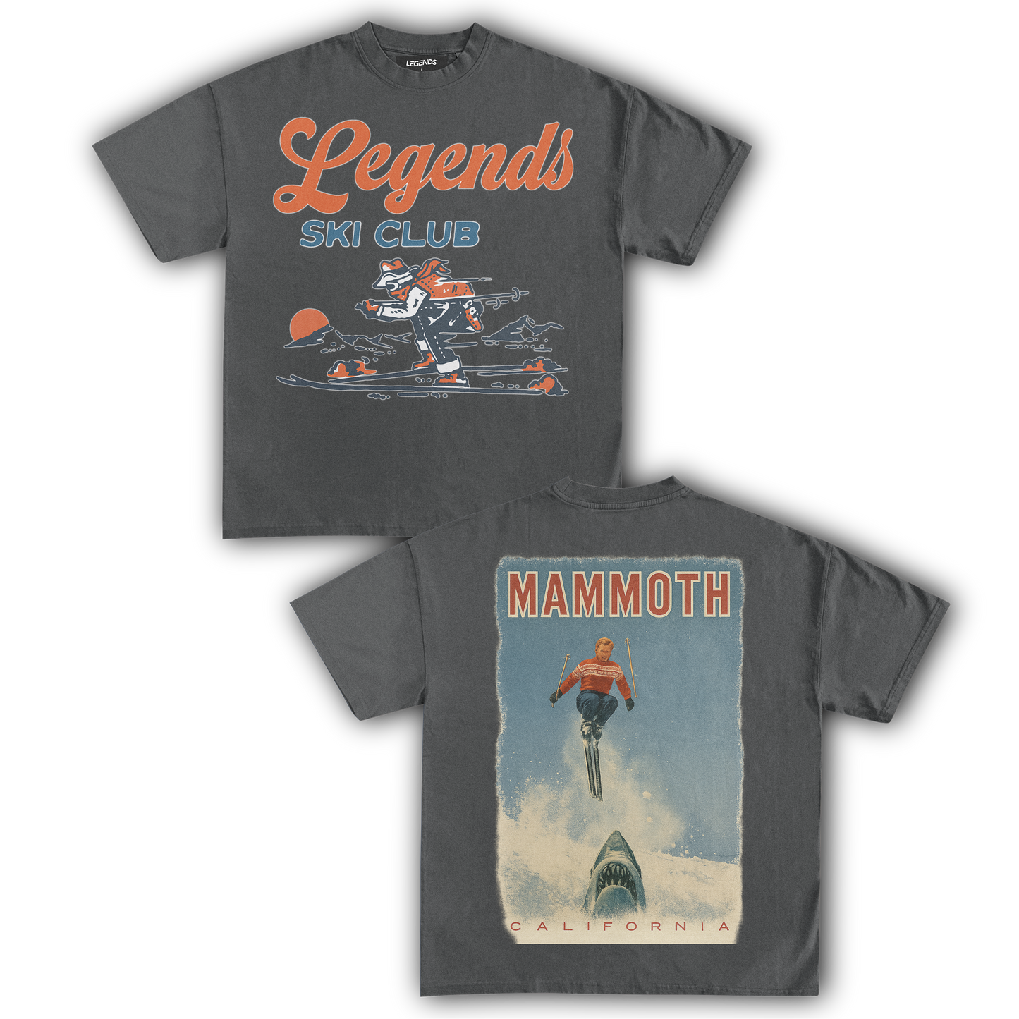 LEGENDS SKI CLUB - MAMMOTH JAWS (DOUBLE SIDED)
