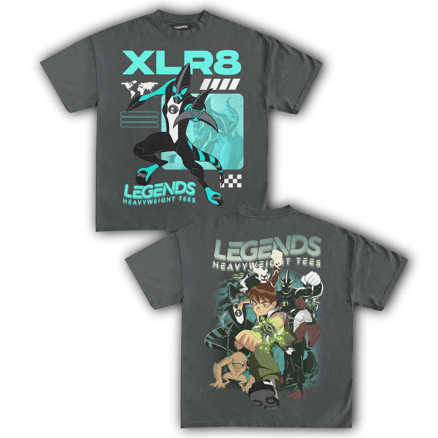 XRL8 & BEN 10 TEE (DOUBLE SIDED)