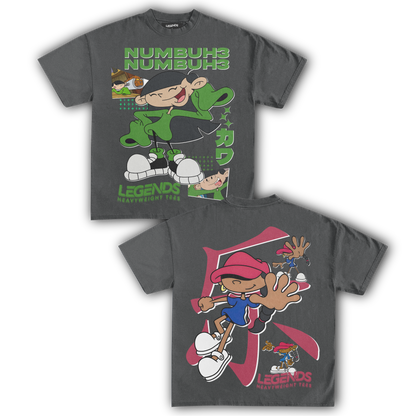 KIDS NEXT DOOR - NUMBER 3 & 5 TEE (DOUBLE SIDED)