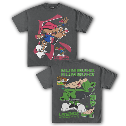 KIDS NEXT DOOR - NUMBER 5 & 3 TEE (DOUBLE SIDED)