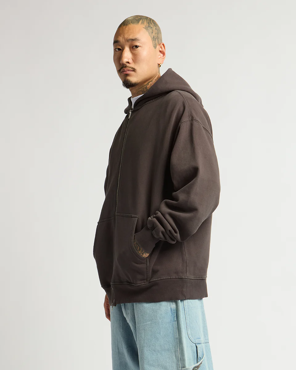 HEAVYWEIGHT DOUBLE ZIP HOODIE (Vintage Shadow)