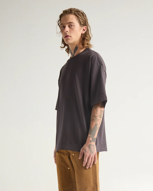 9.0 OZ SUPER HEAVYWEIGHT GARMENT DYE TEE (Shadow)