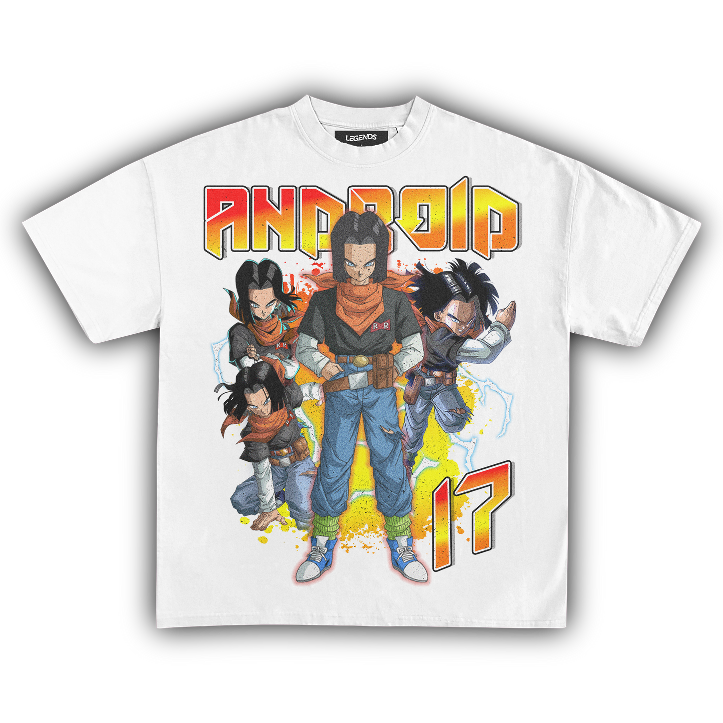 DRAGON BALL Z: ANDROID 17 VINTAGE TEE