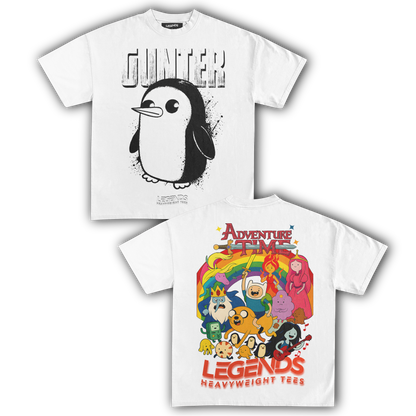 ADVENTURE TIME - GUNTER TEE IV (DOUBLE SIDED)