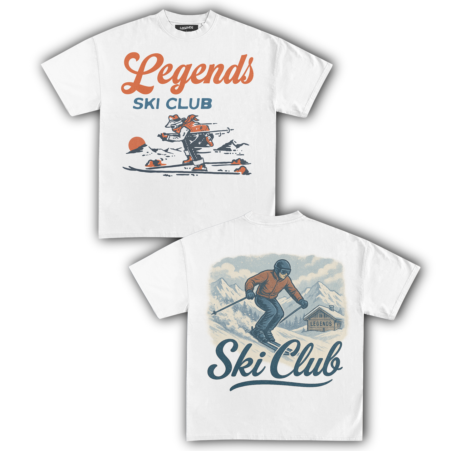 LEGENDS SKI CLUB - SKI CLUB II (DOUBLE SIDED)