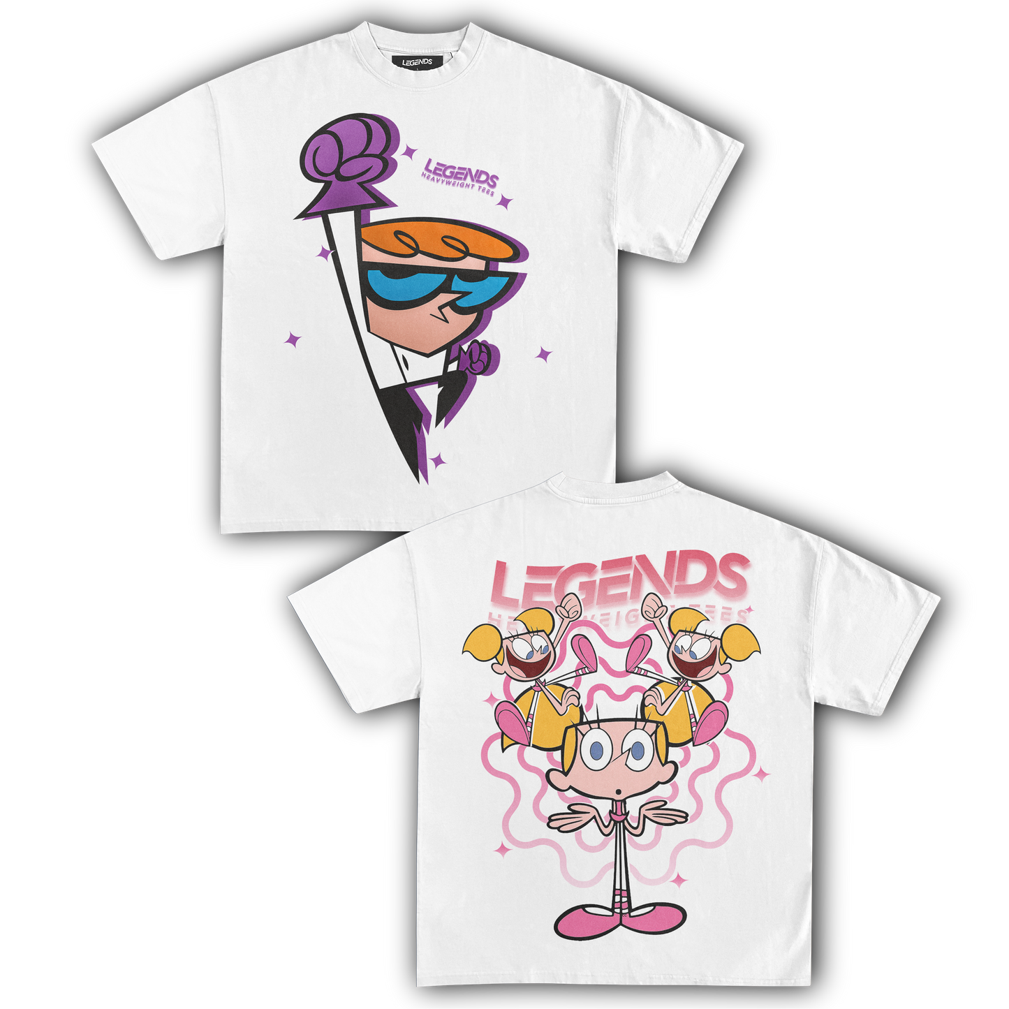 DEXTER & DEEDEE TEE (DOUBLE SIDED)