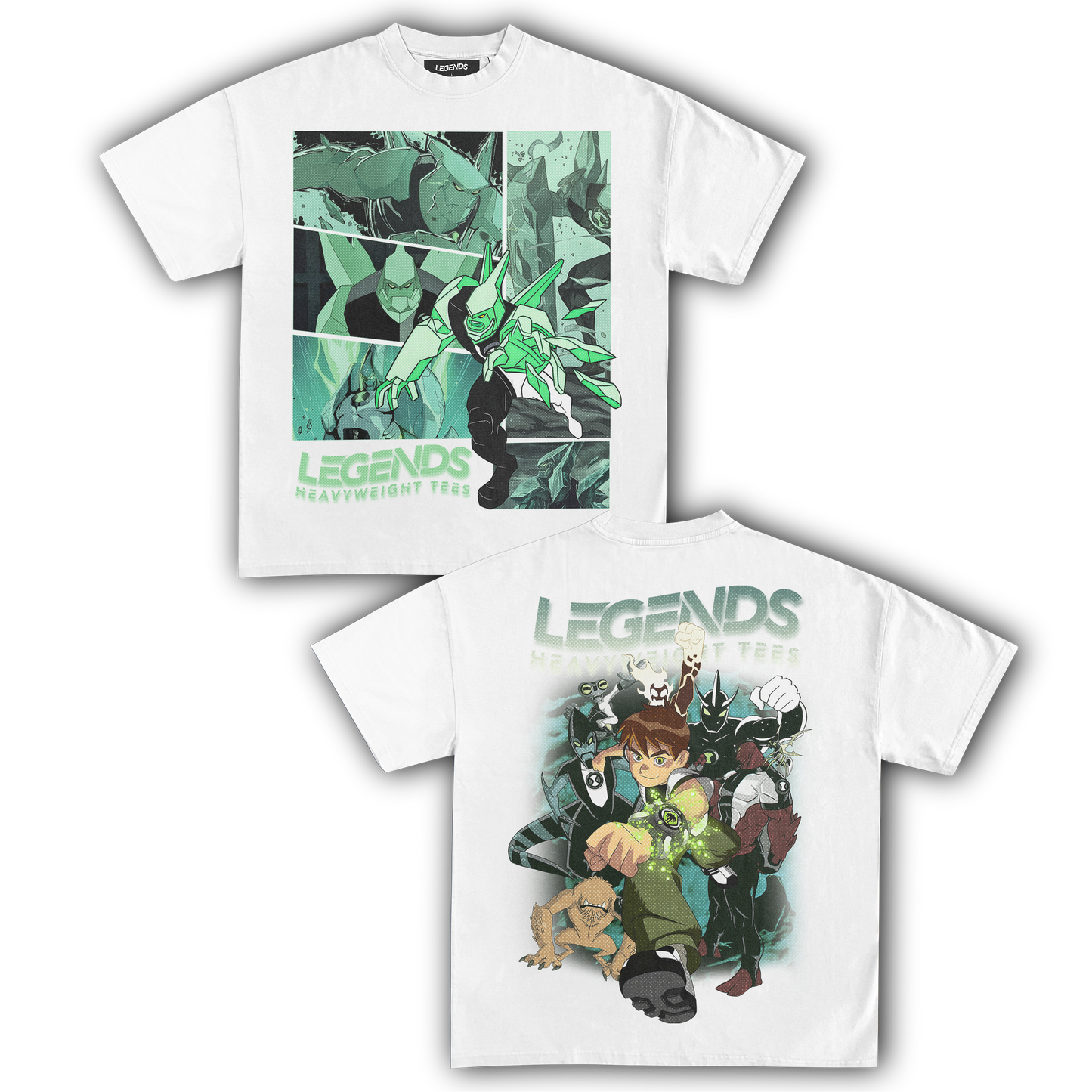 DIAMONDHEAD & BEN 10 TEE (DOUBLE SIDED)