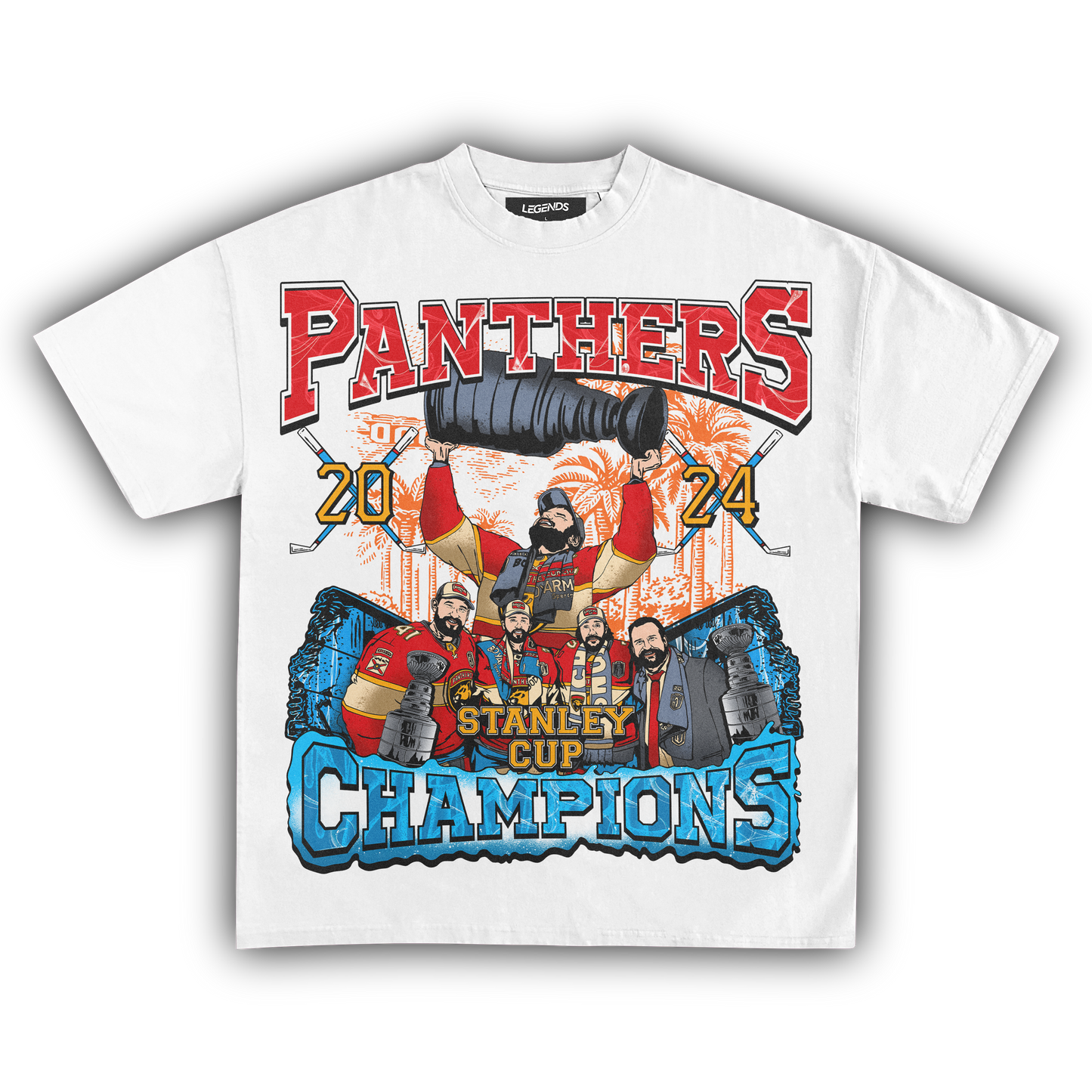 FLORIDA PANTHERS 2024 STANLEY CUP CHAMPIONS TEE