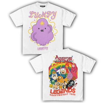 ADVENTURE TIME - LUMPY SPACE PRINCESS TEE II ( DOUBLE SIDED)