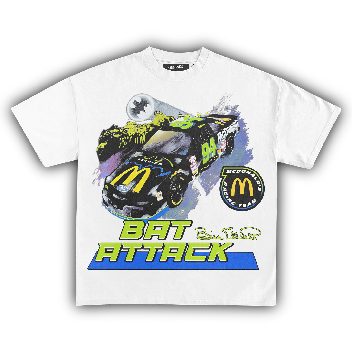 BAT ATTACK BILL ELLIOTT TEE