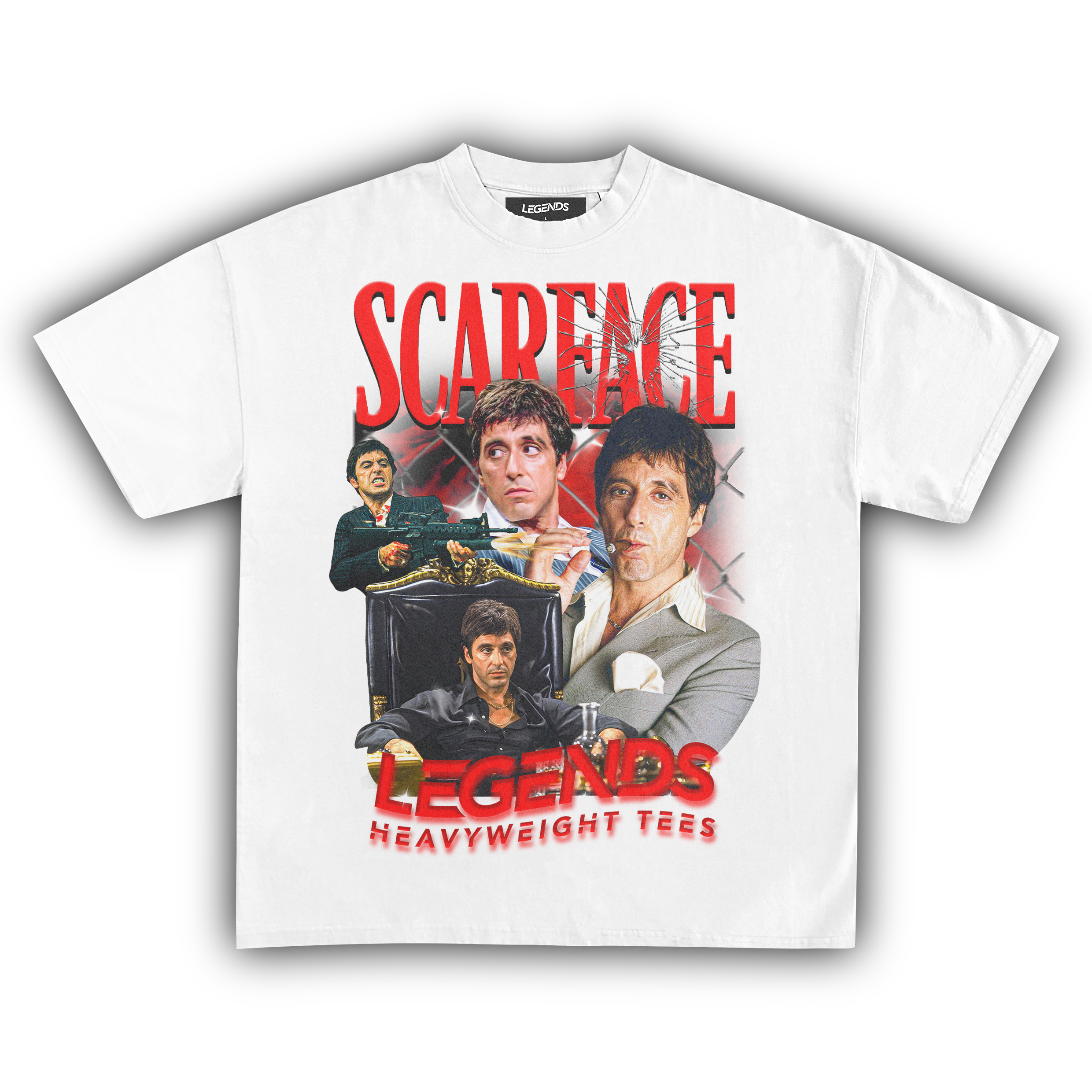 SCARFACE TEE – Legends Heavyweight Tees