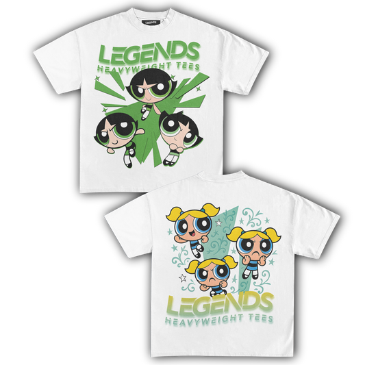 BUTTERCUP & BUBBLES TEE (DOUBLE SIDED)