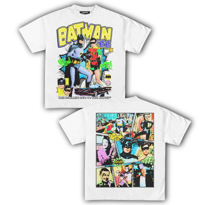 BATMAN & ROBIN 1966 VINTAGE TEE (Double Sided)