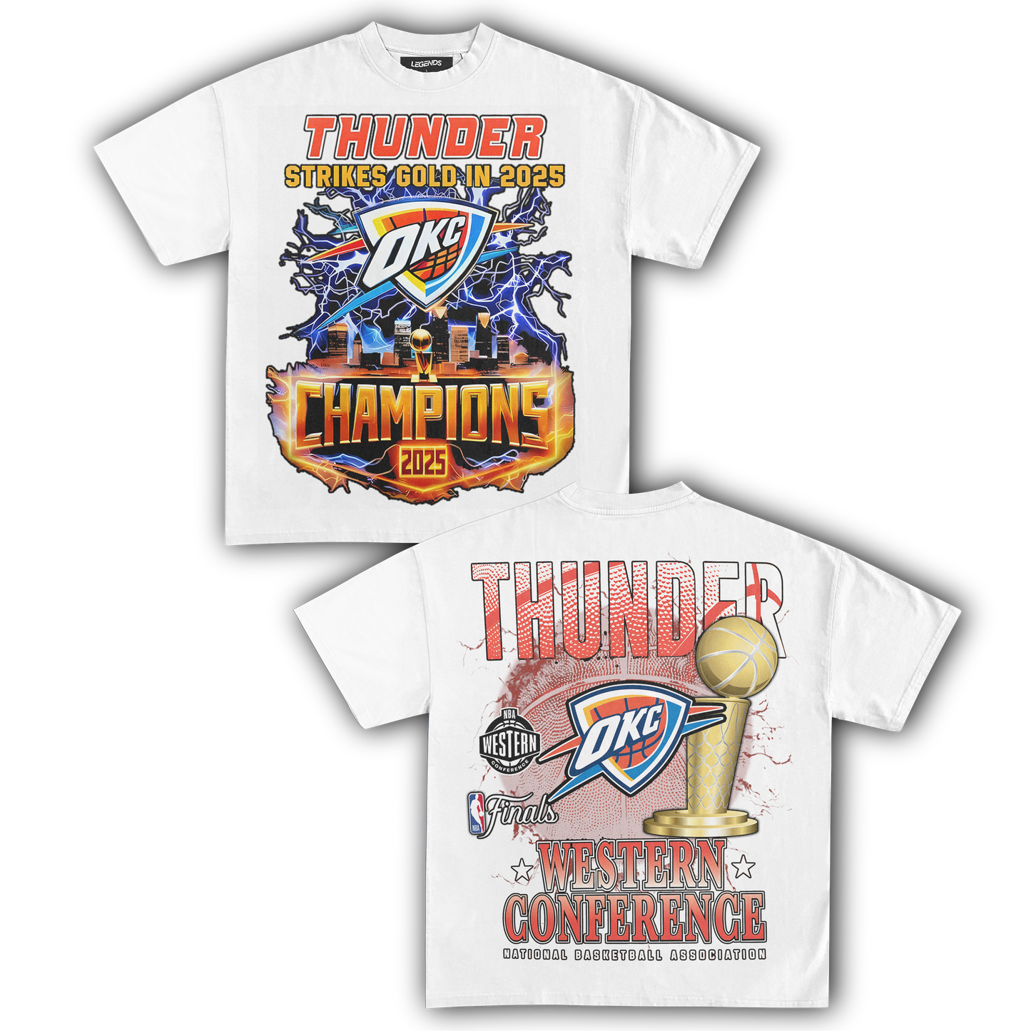 OKLAHOMA CITY THUNDER - CHAMPIONS I (DOUBLE SIDED)
