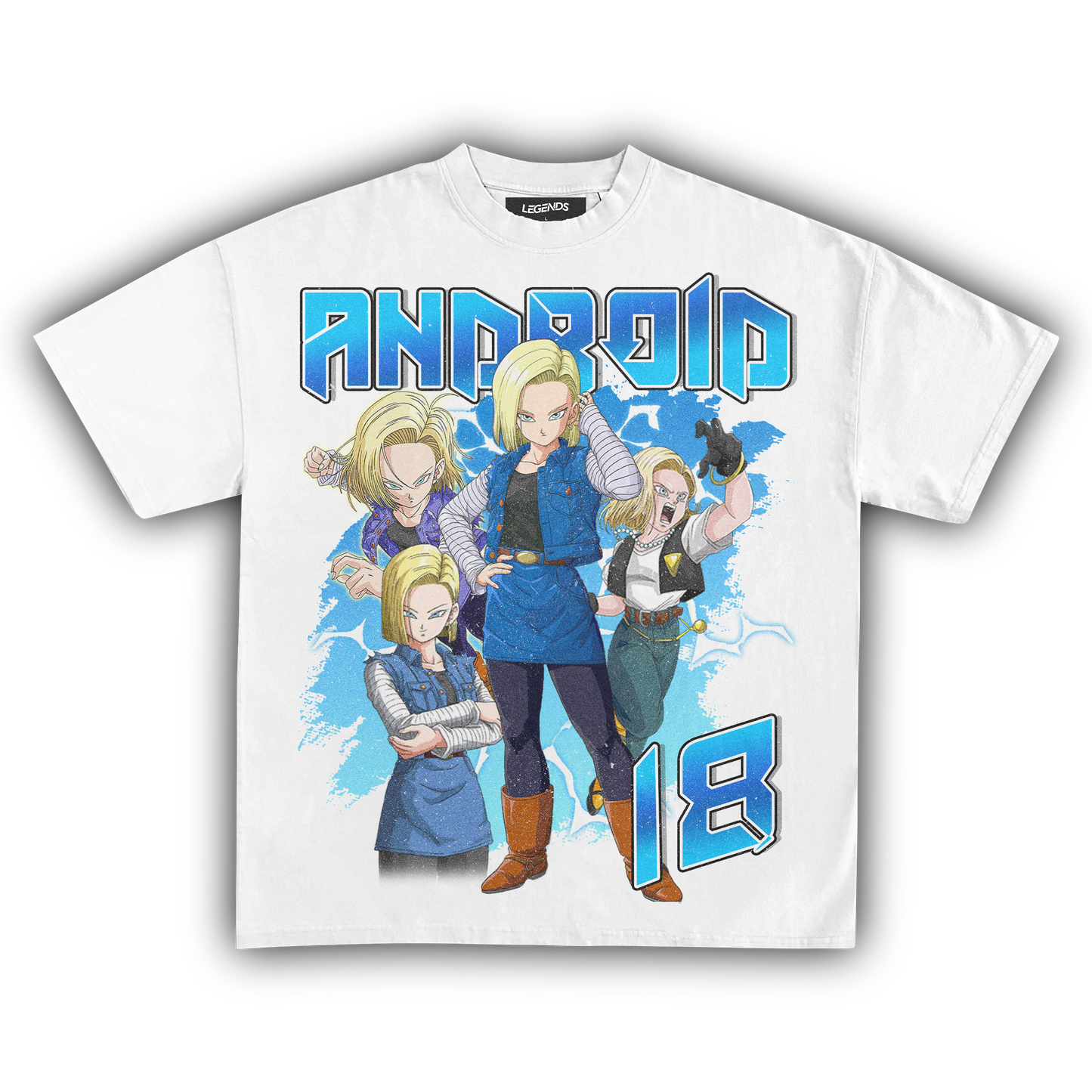 DRAGON BALL Z: ANDROID 18 VINTAGE TEE