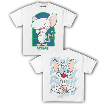 THE BRAIN & PINKY TEE (DOUBLE SIDED)