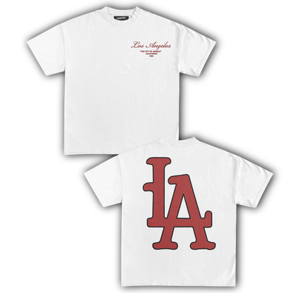 CITY OF ANGELS V2 DOUBLE TEE BLACK