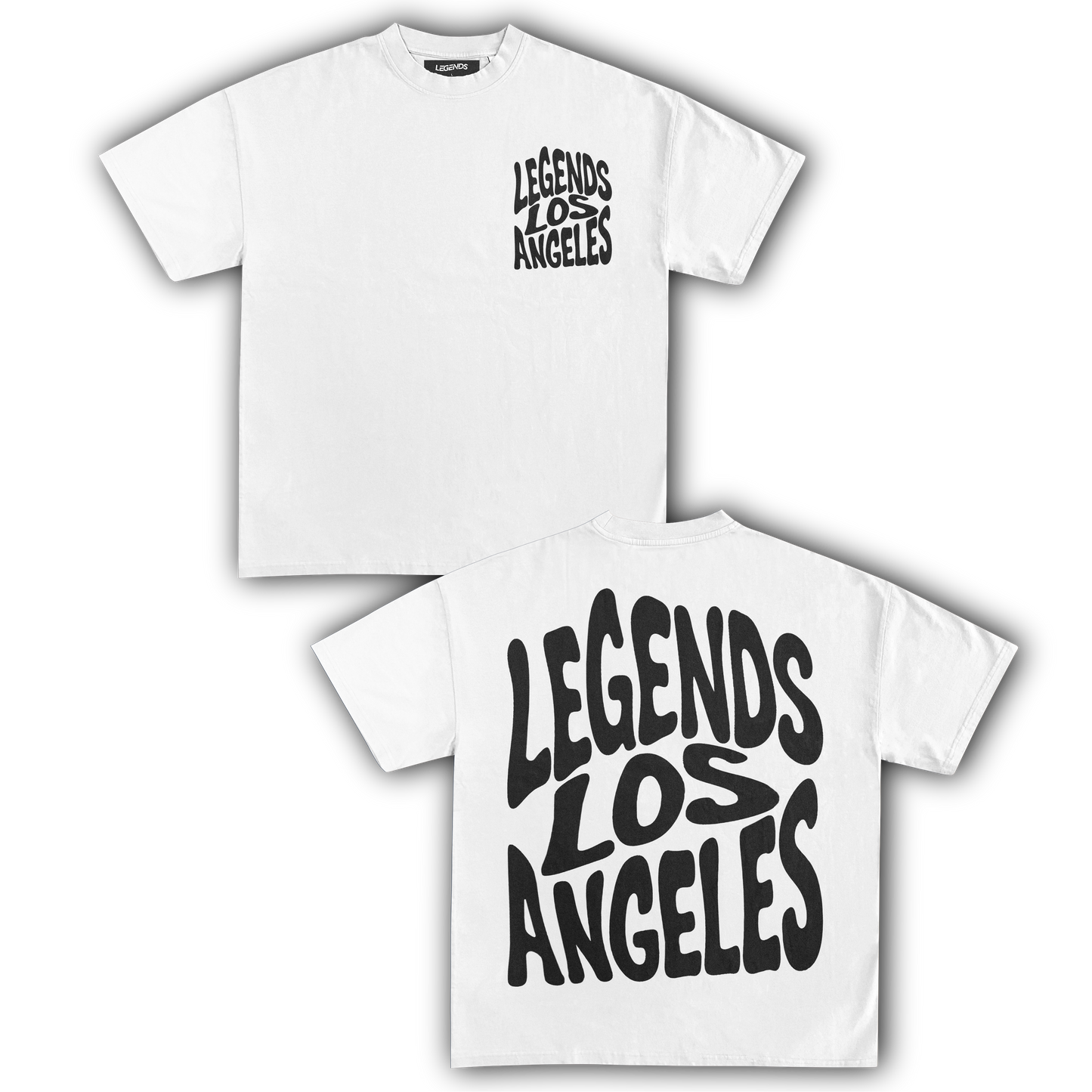 LEGENDS LOS ANGELES DOUBLE TEE BLACK