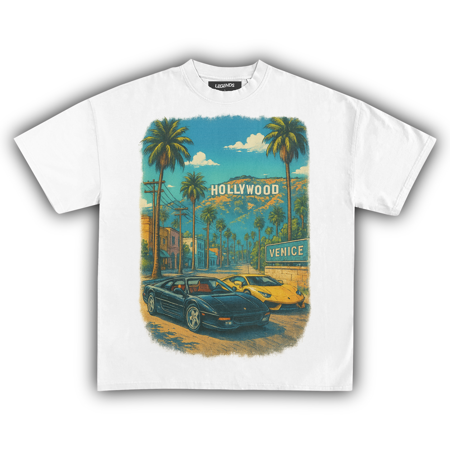 HOLLYWOOD Y VENICE TEE