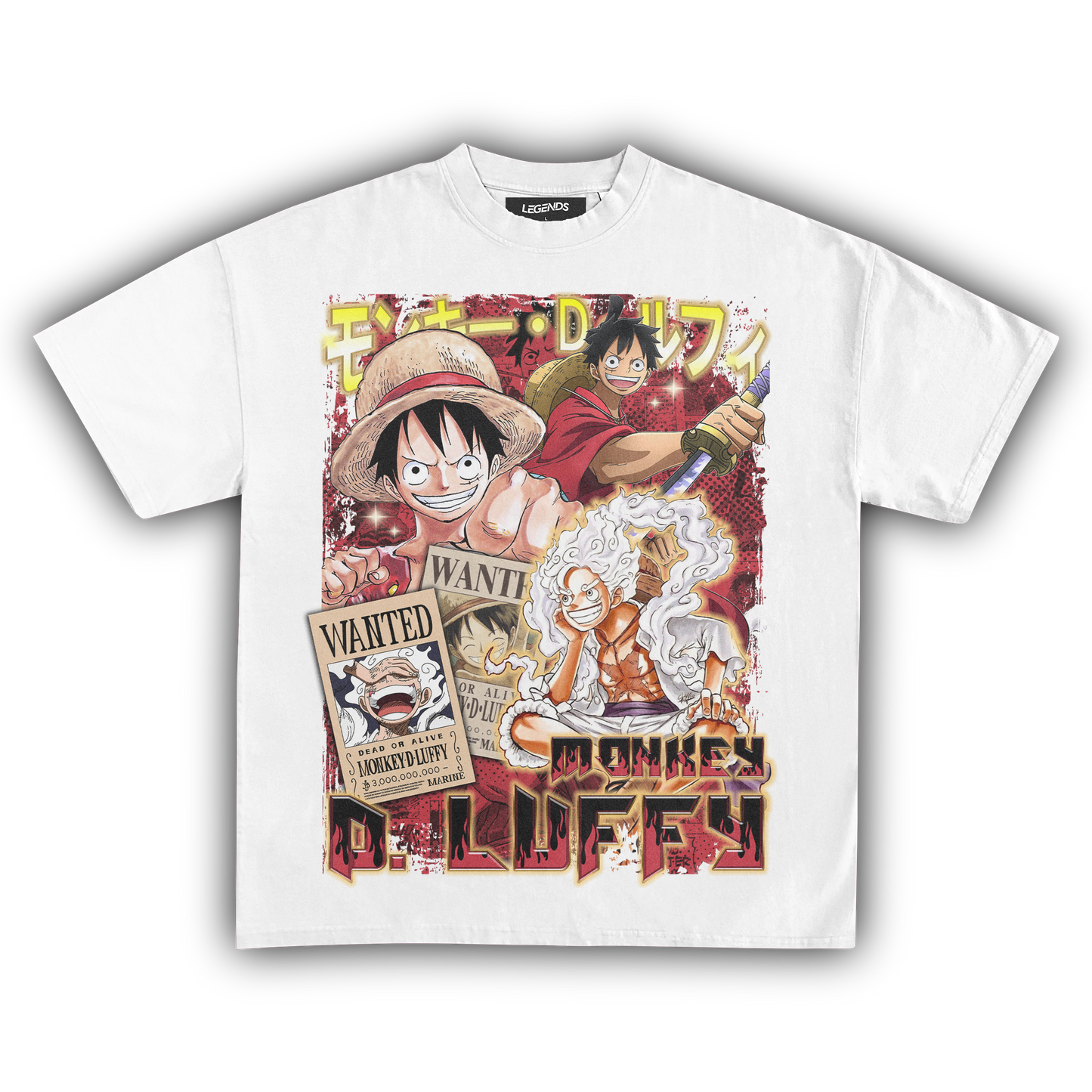 MONKEY D. LUFFY VINTAGE TEE