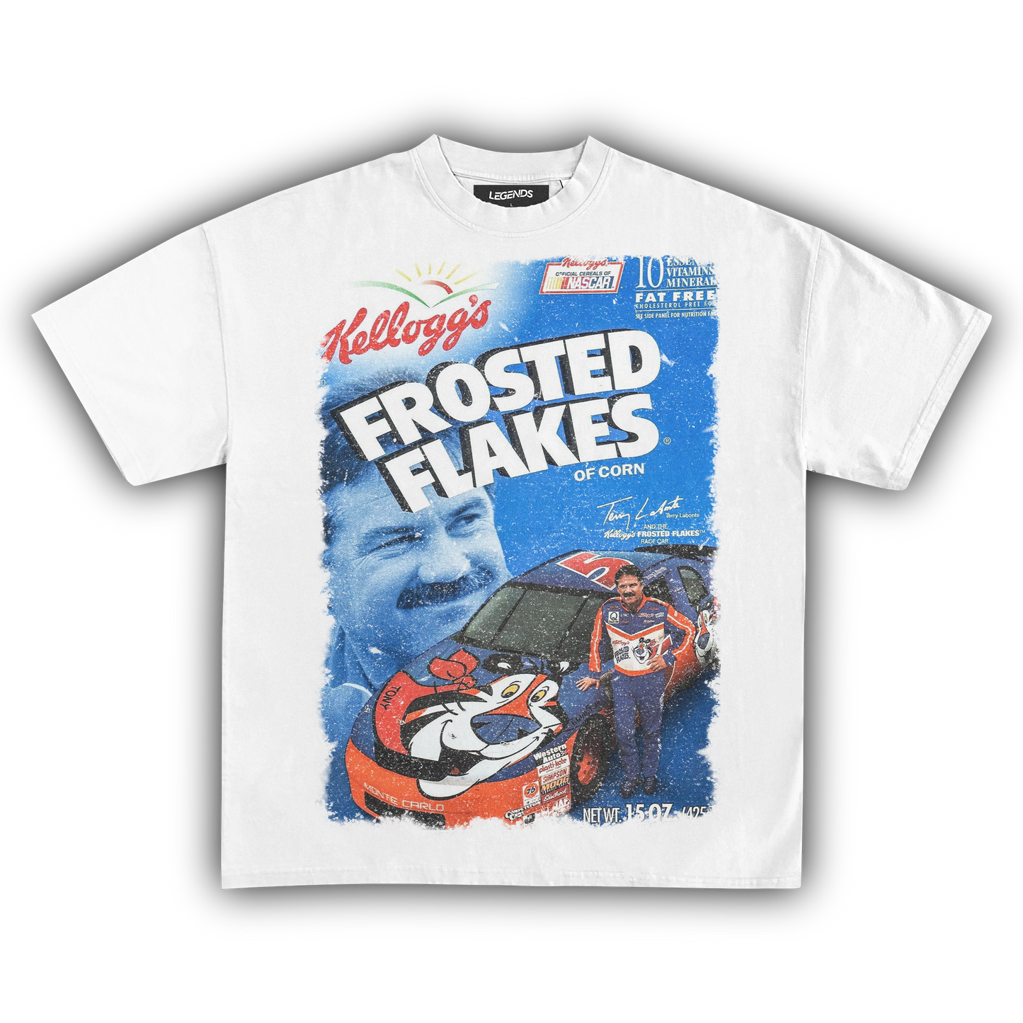 FROSTED FLAKES TONY LABONTE NASCAR VINTAGE TEE