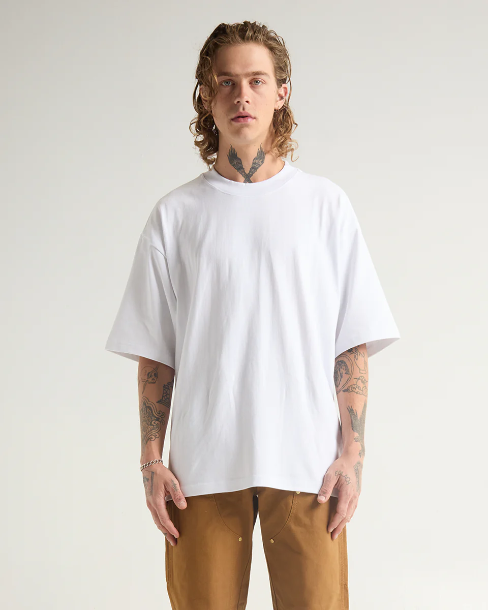 9.0 OZ SUPER HEAVYWEIGHT TEE (White)