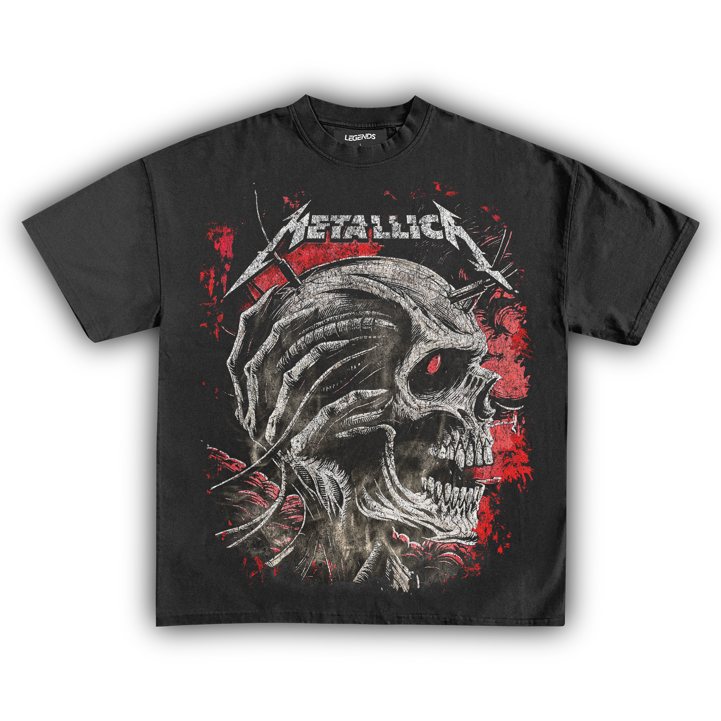 Metallica Tee Creeping Death Vintage Heavyweight T Shirt Legends Heavyweight Tees