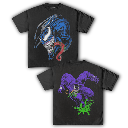 BLUE VENOM TEE (Double Sided)