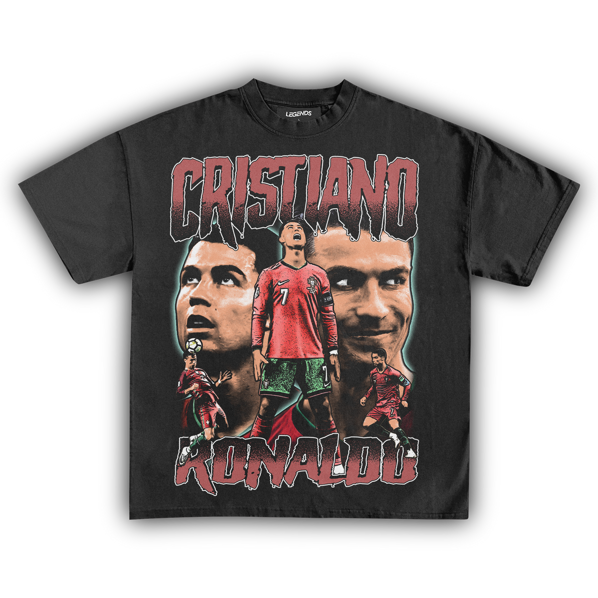 Cristiano Ronaldo Tee » Soccer » Vintage Heavyweight T-Shirt 