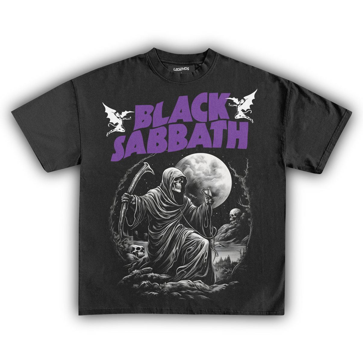 Black Sabbath Grim Reaper Tee » Music » Vintage Heavyweight T-Shirt ...