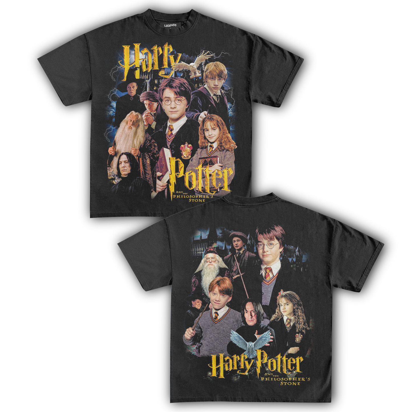 HARRY POTTER AND THE PHILOSOPHER'S STONE TEE (Double Sided)