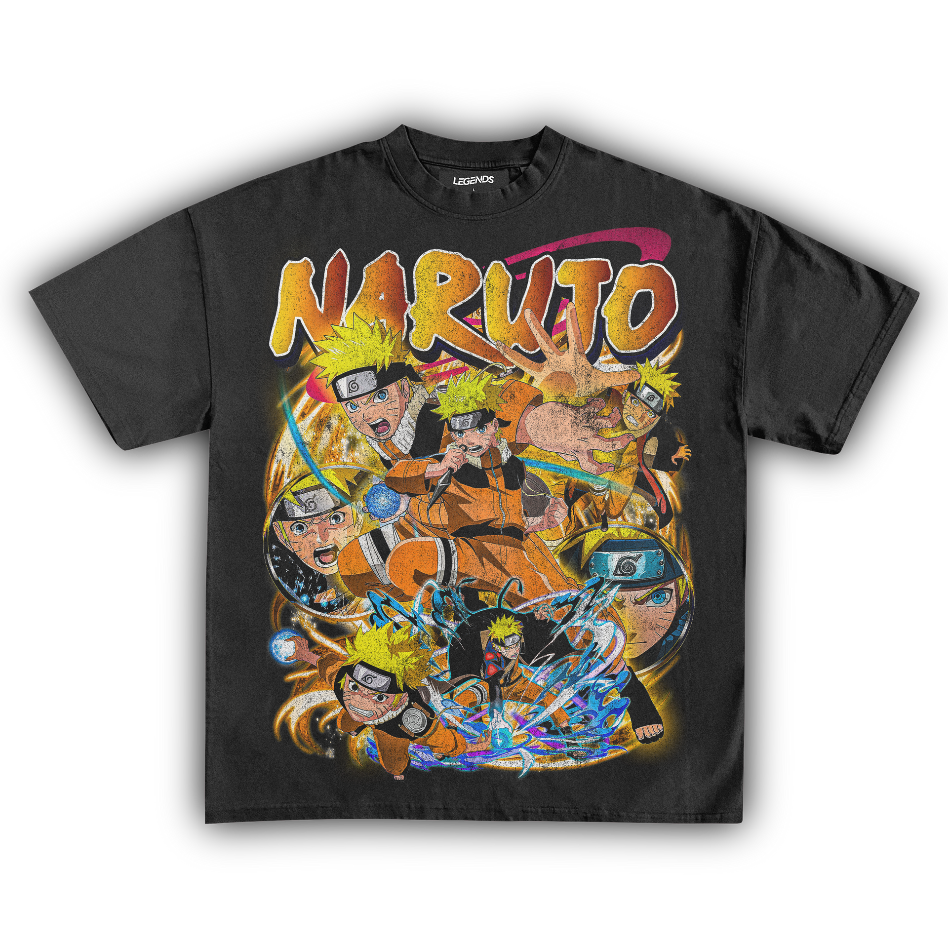 Naruto Vintage Tee » Anime » Vintage Heavyweight T-Shirt – Legends