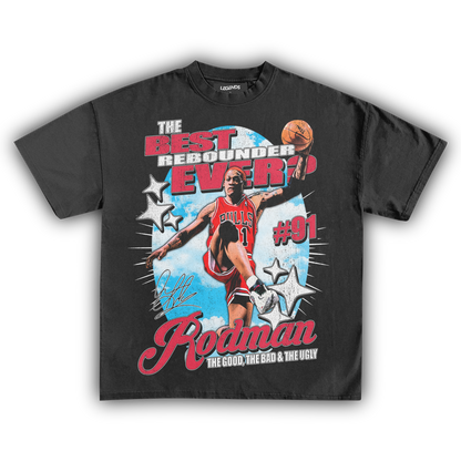 DENNIS RODMAN BEST REBOUNDER EVER TEE