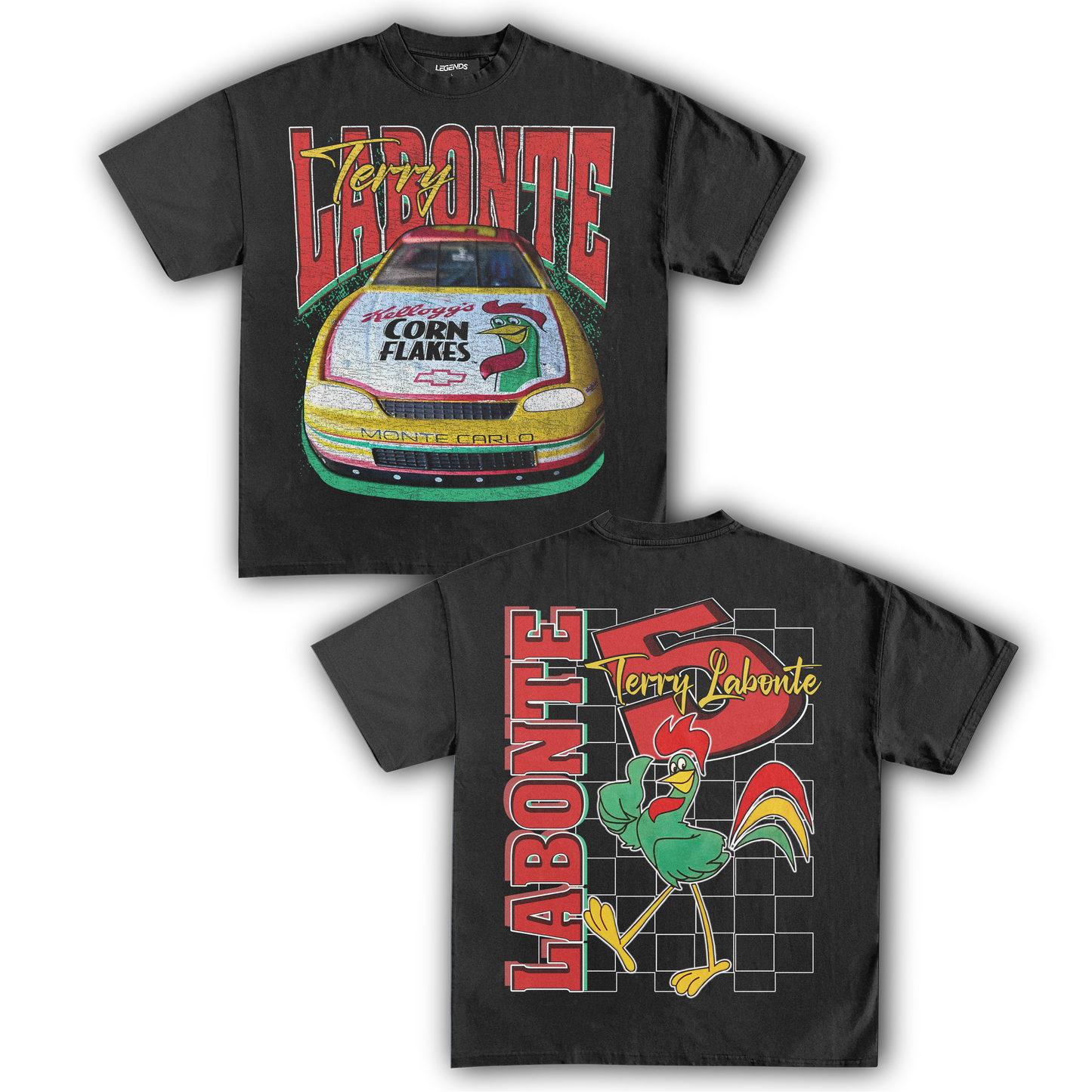 TERRY LABONTE CORN FLAKES RACING TEE (Double Sided)