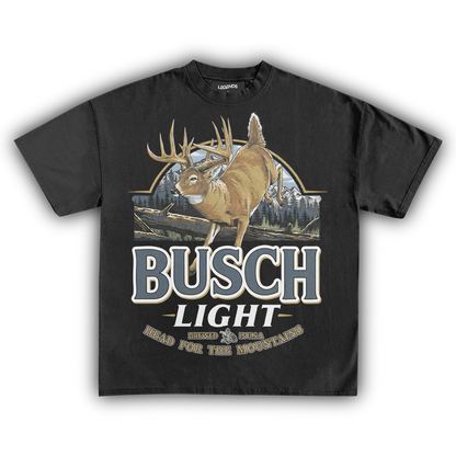 BUSCH LIGHT HEAD FOR THE MOUNTAINS TEE