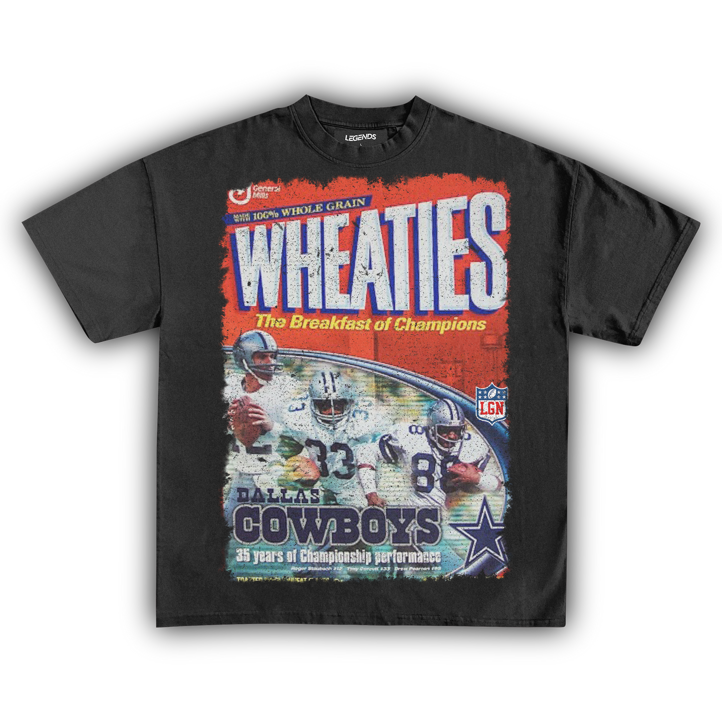 WHEATIES DALLAS 2001 VINTAGE TEE