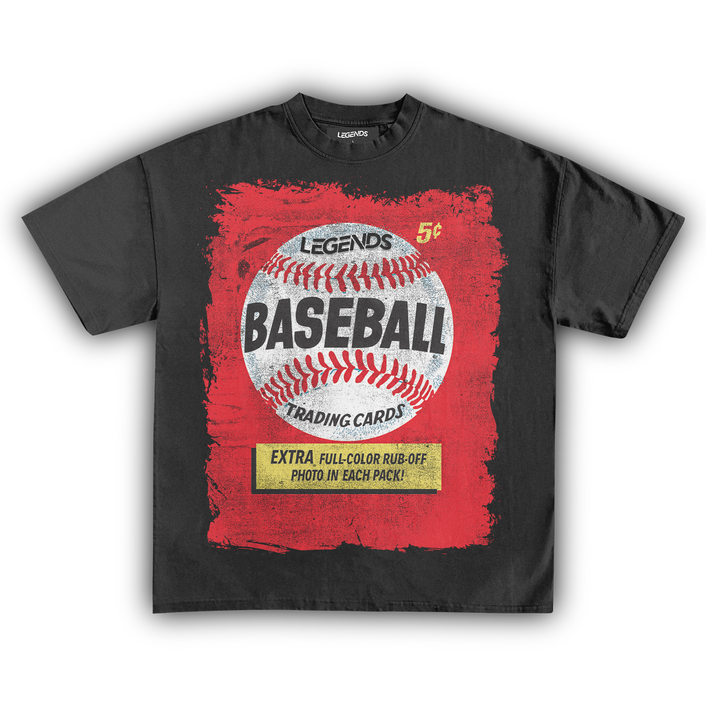 LEGENDS BASEBALL TRADING CARD TEE (Version 003)