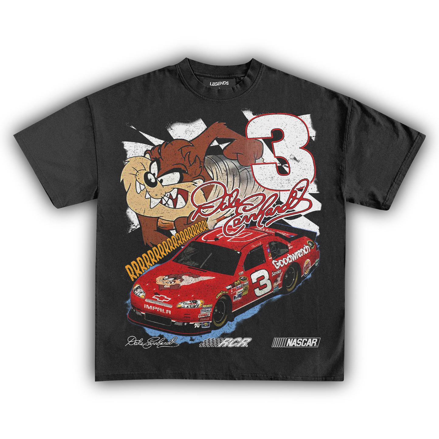 TASMANIAN DEVIL DALE EARNHARDT NASCAR TEE