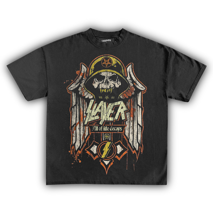 SLAYER ALL OF LIFE DECAYS VINTAGE TEE