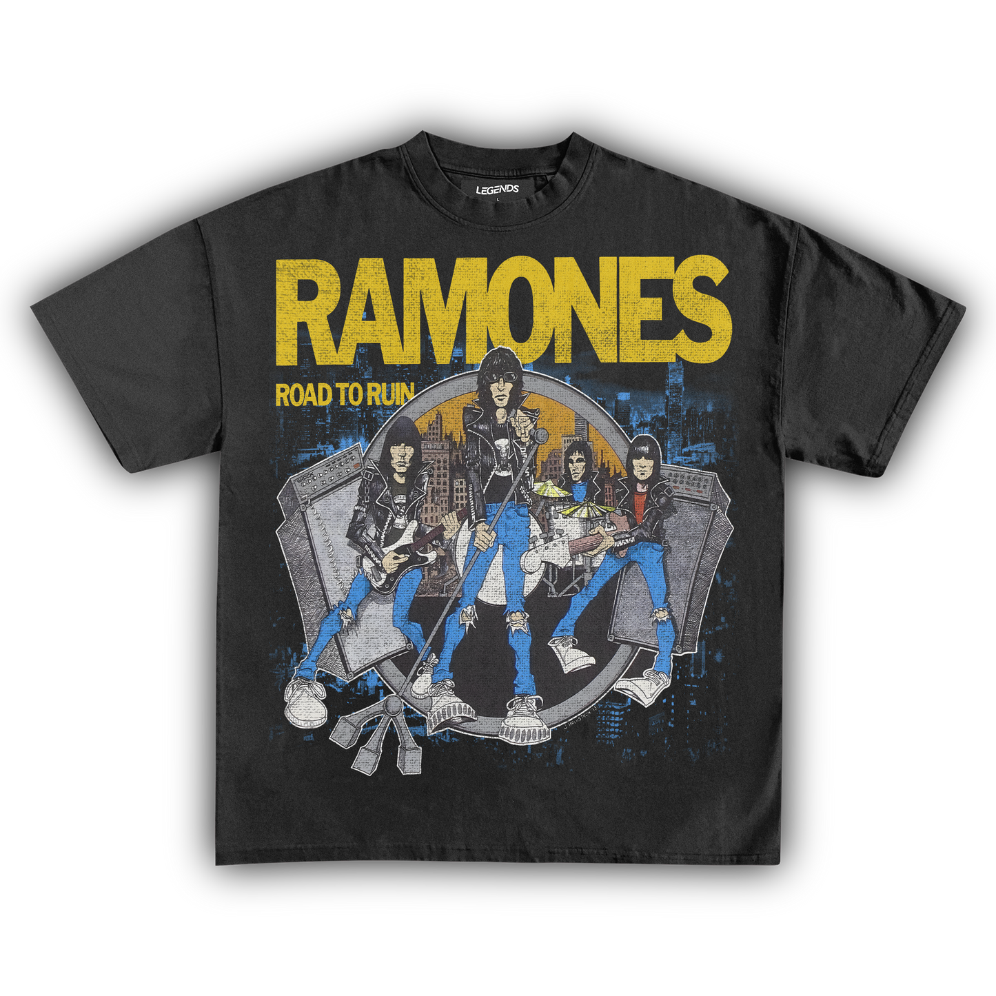 RAMONES ROAD TO RUIN VINTAGE TEE