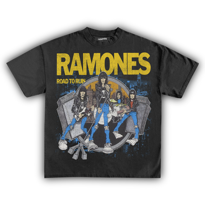 RAMONES ROAD TO RUIN VINTAGE TEE