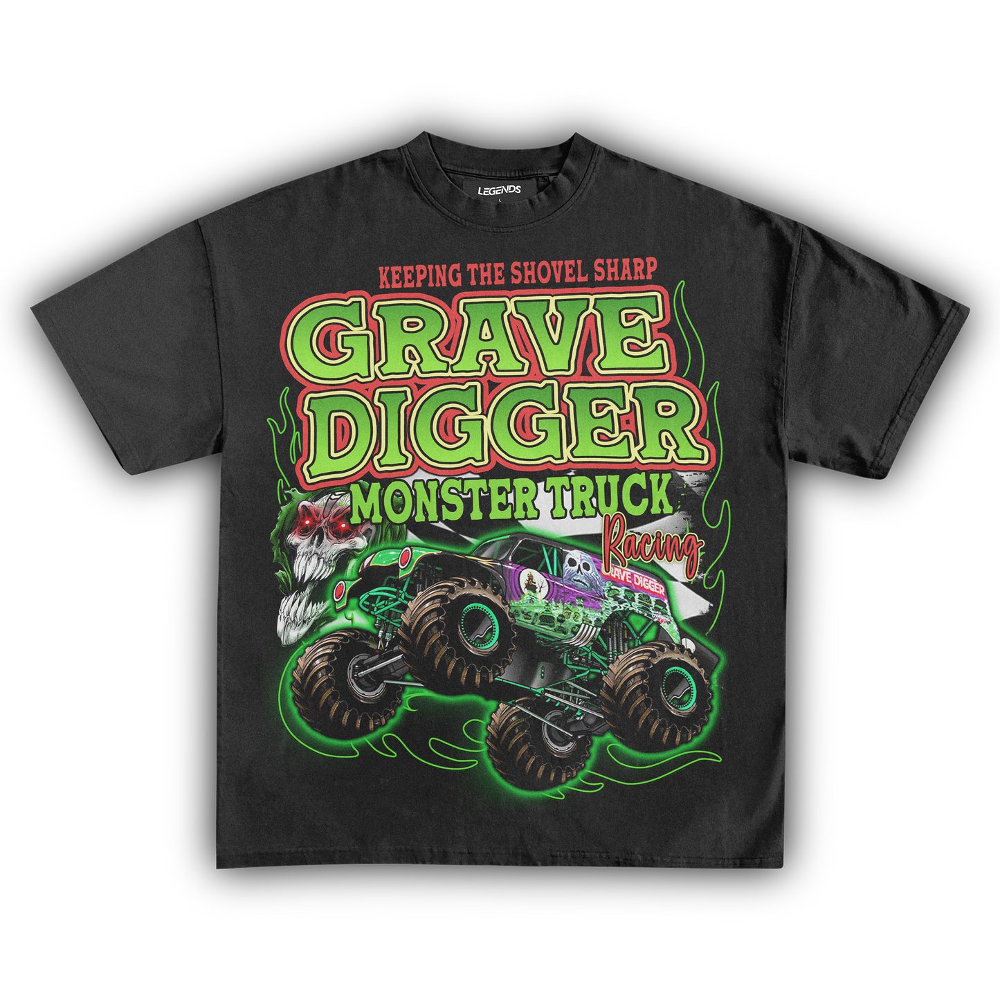 GRAVE DIGGER MONSTER JAM VINTAGE TEE