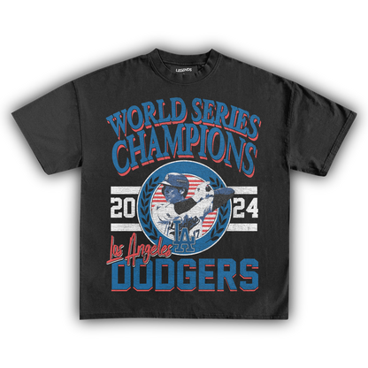 LA WORLD SERIES CHAMPIONS 2024 VINTAGE TEE