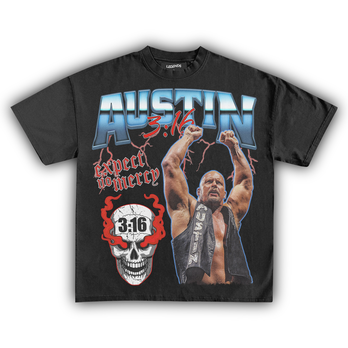 STONE COLD NO MERCY TEE