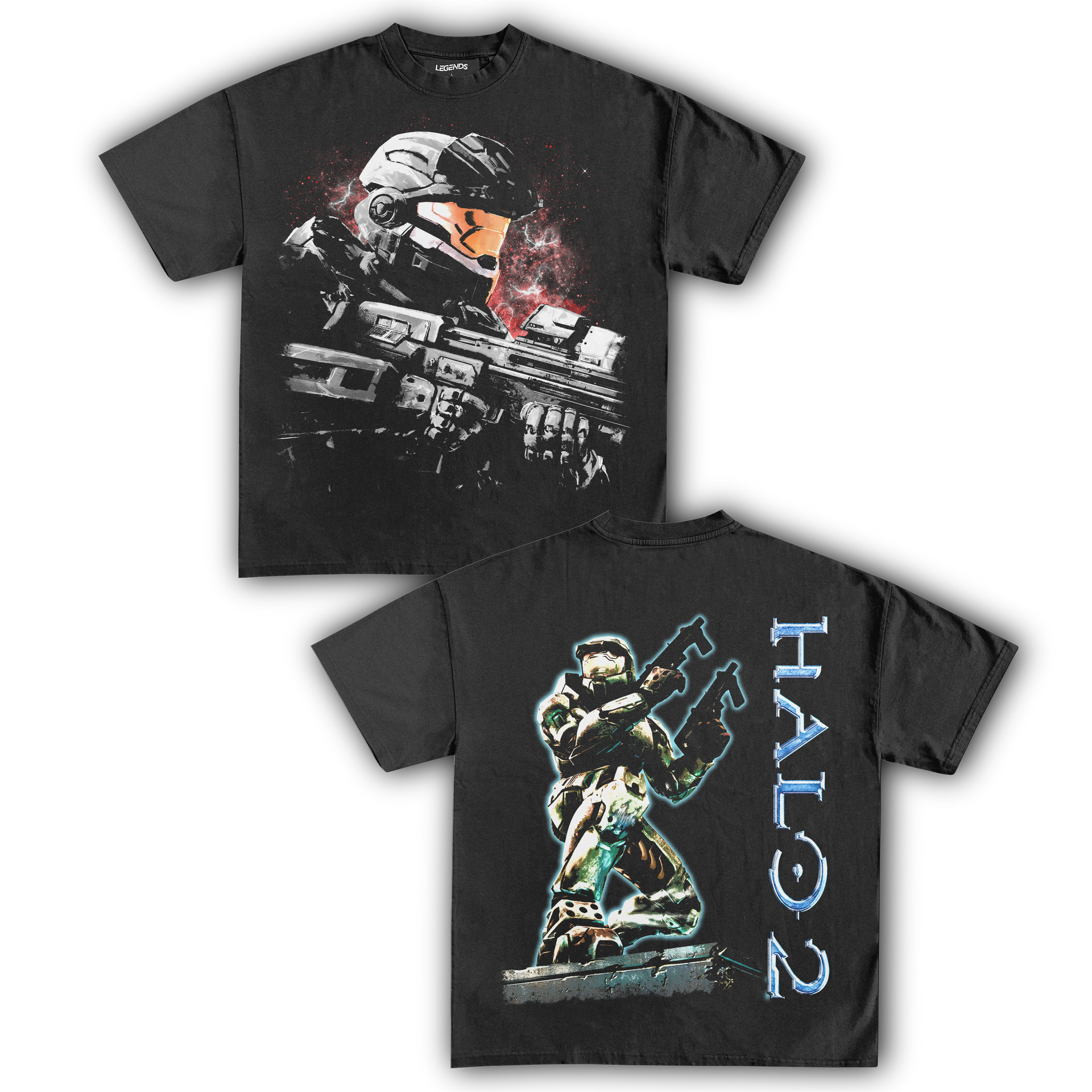 Halo 2 Tee » Gaming Tees » Vintage Heavyweight T-Shirt – Legends