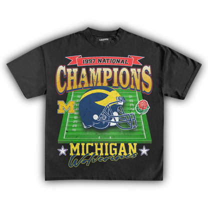 WOLVERINES VINTAGE 1997 ROSE BOWL TEE