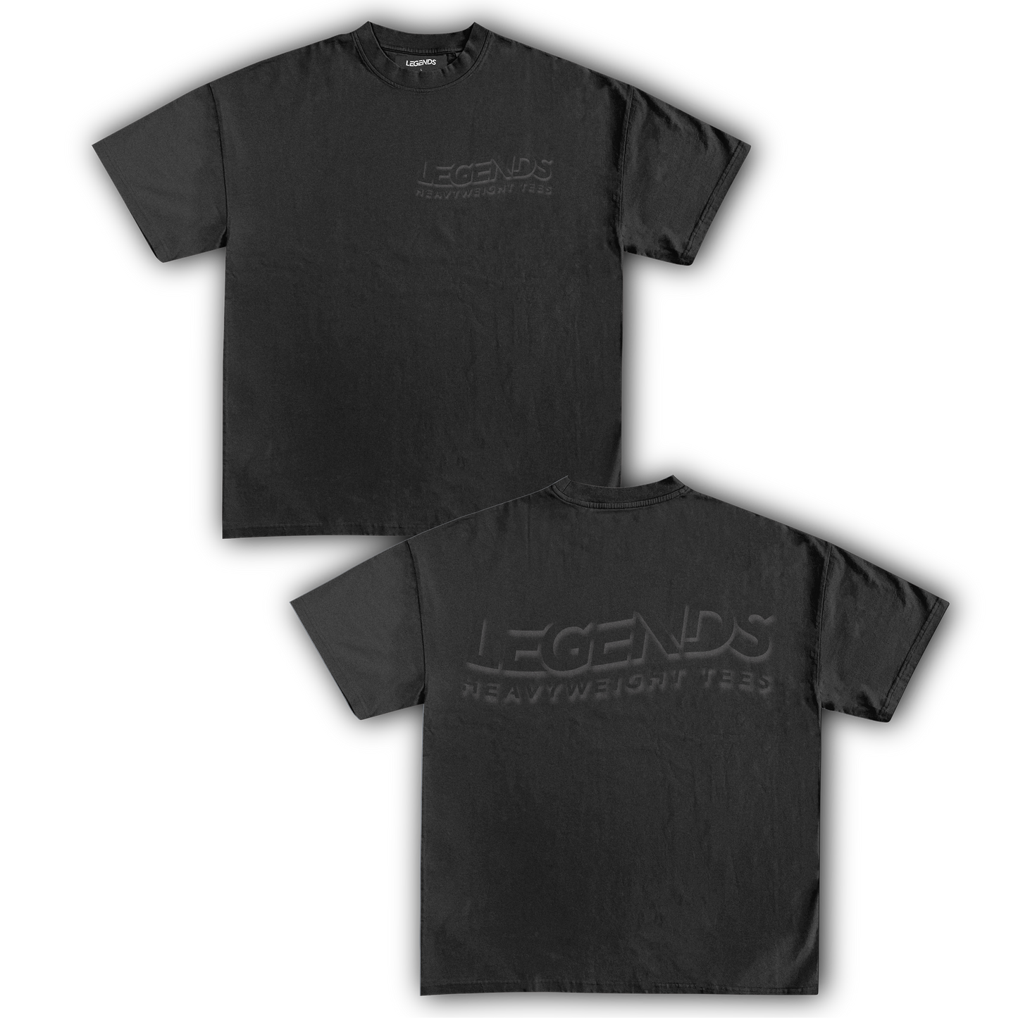 LEGENDS HEAVYWEIGHT TEE (Black Script)